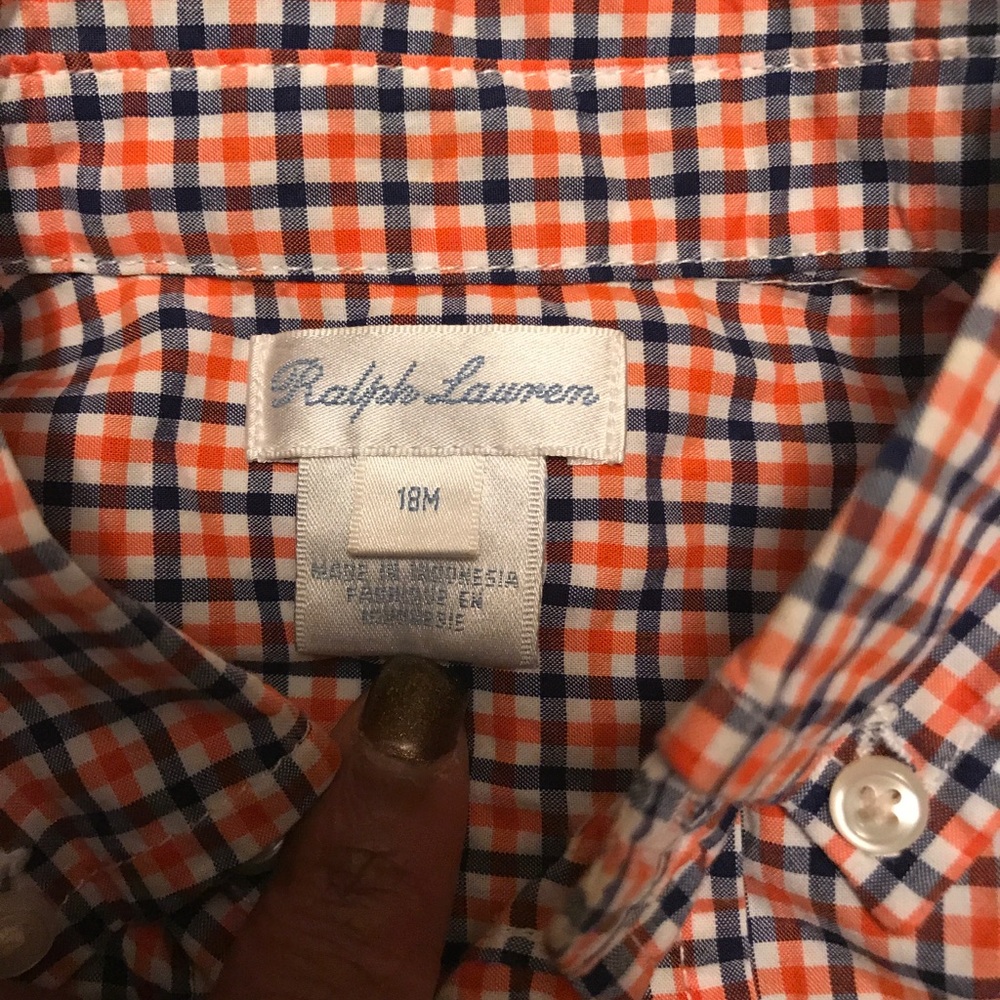 Collar/button down toddlers shirt